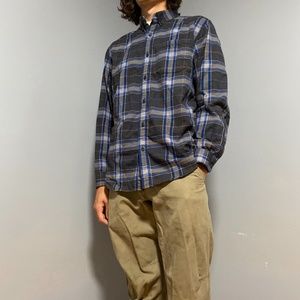 Eddie Bauer Relaxed Fit Flannel Button Down Shirt